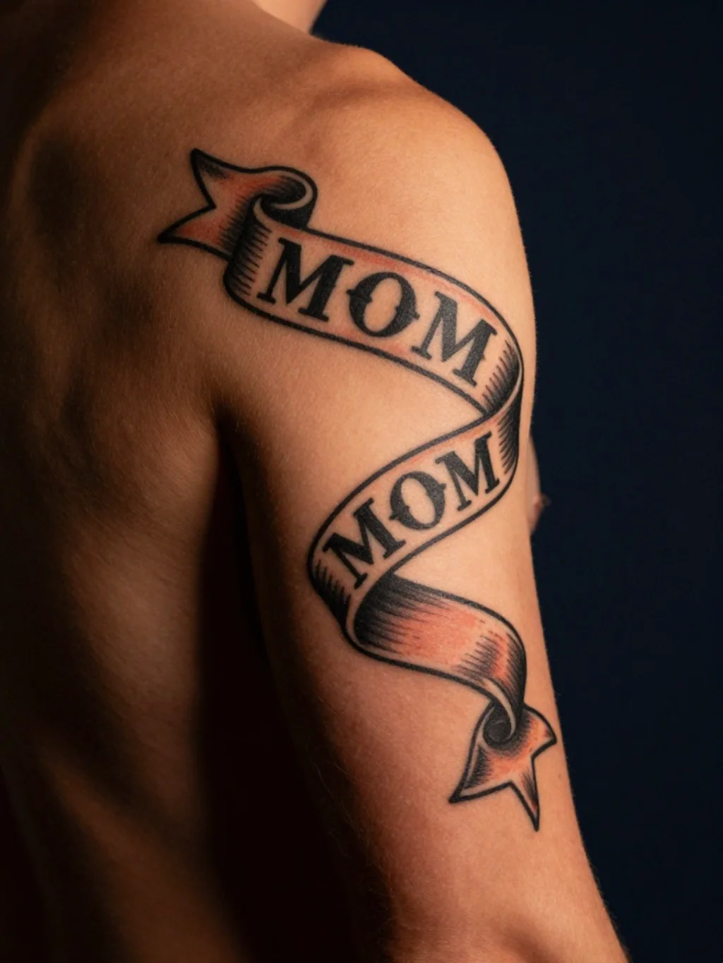 The Classic Banner Design — an Icon of Parent Tribute Tattoo Culture