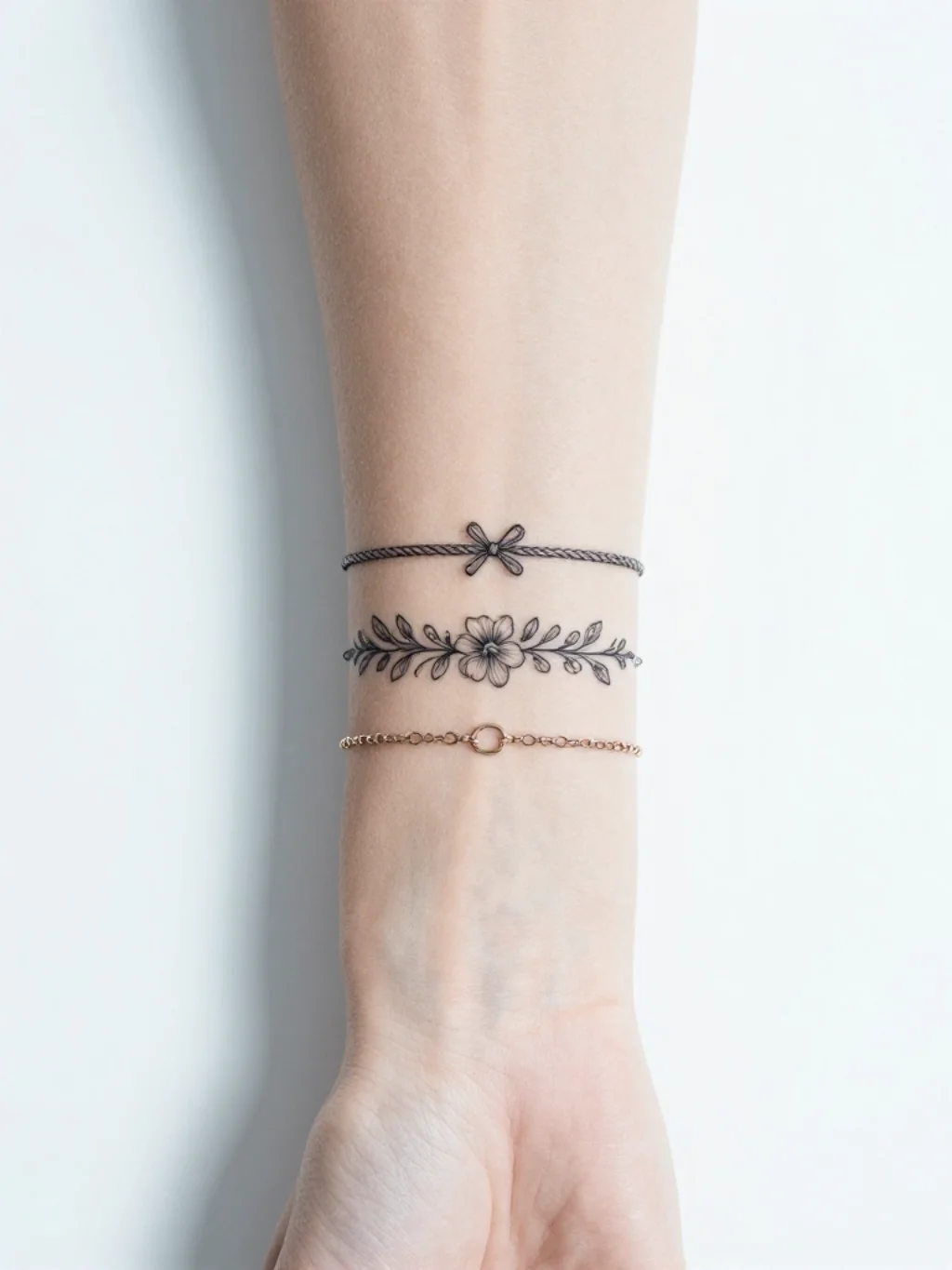 Bracelet Tattoos — the Wrist Adornment That Never Tangles Never Tarnishes