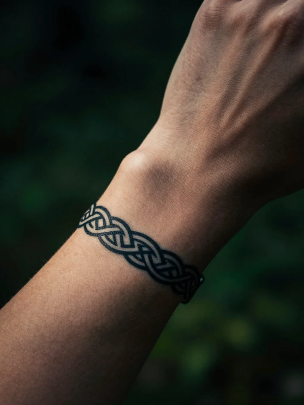 Celtic and Knotwork Wrist Bracelet Tattoos That Never Begin and Never End