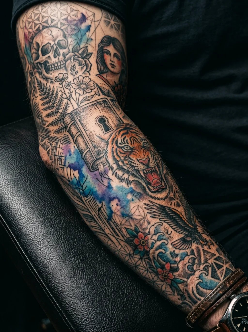 A Forearm Full of Strangers' Stories Stitched Into One