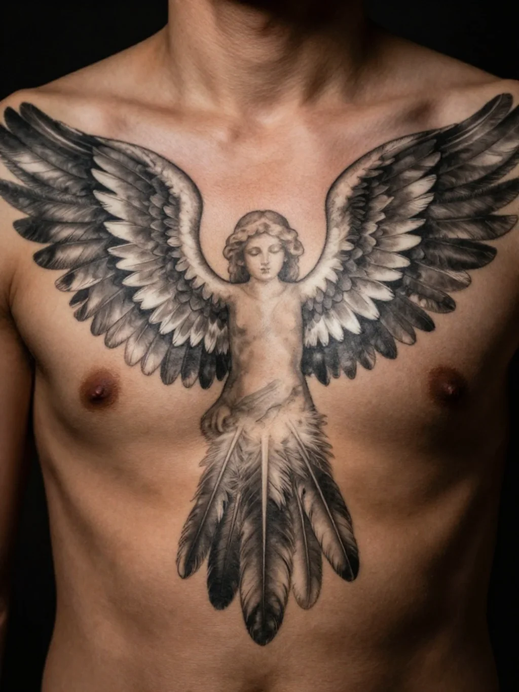 Archangel and Seraphim Wings Tattoos That Carry Divine Rank and Authority