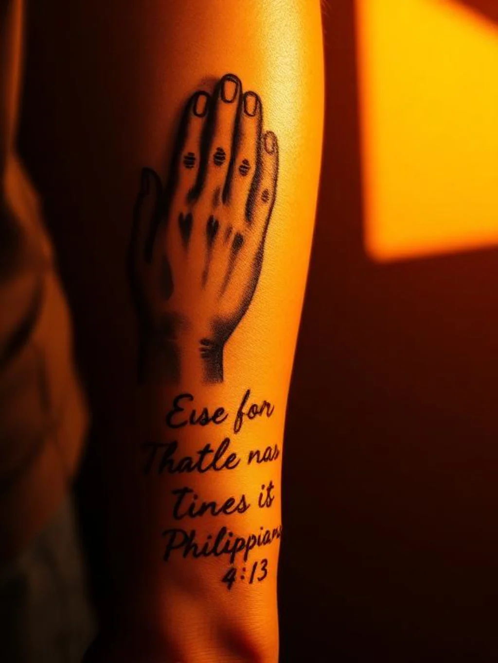 Bible Verse and Scripture Pairings That Give Praying Hands Tattoos Their Voice