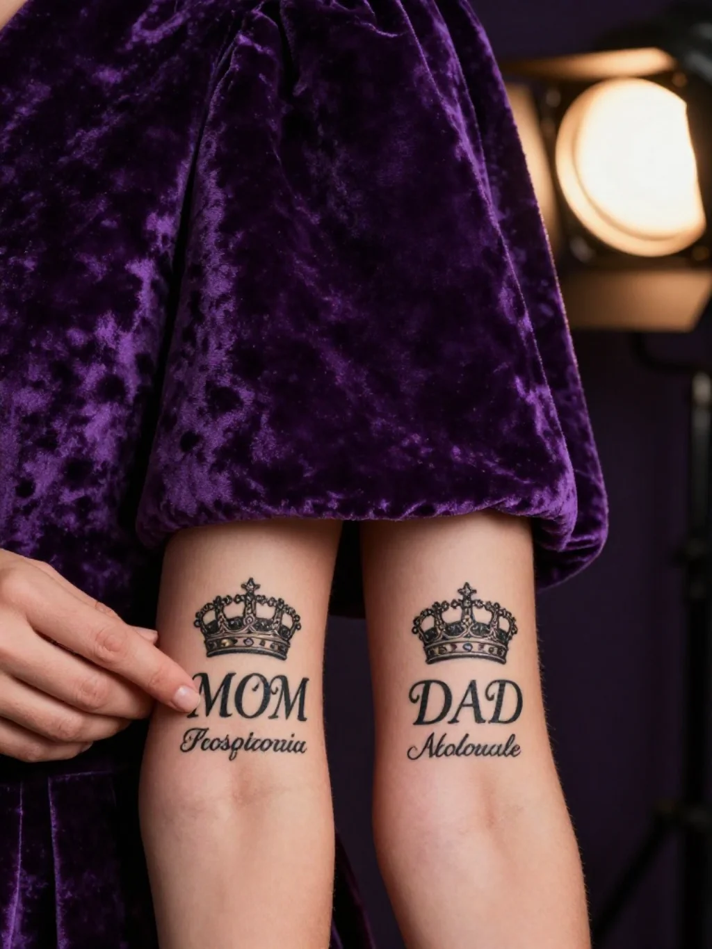 Crown Tattoos for Mom and Dad — Royalty They Rightfully Deserve on Skin