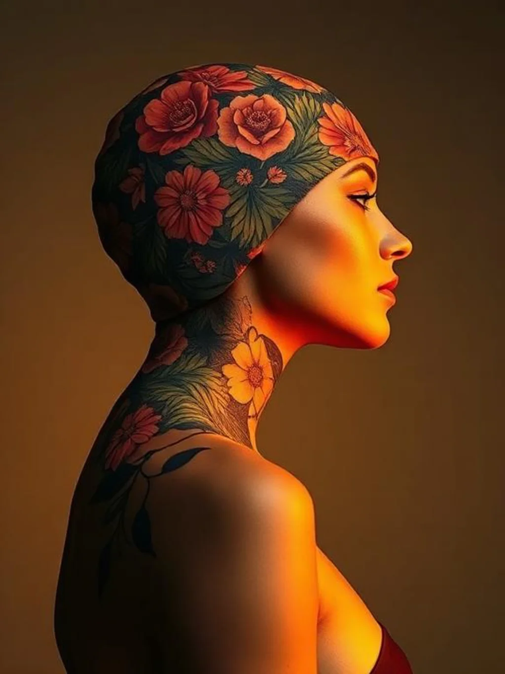 Shoulder Cap Flower Tattoos That Frame the Body With Natural Architecture