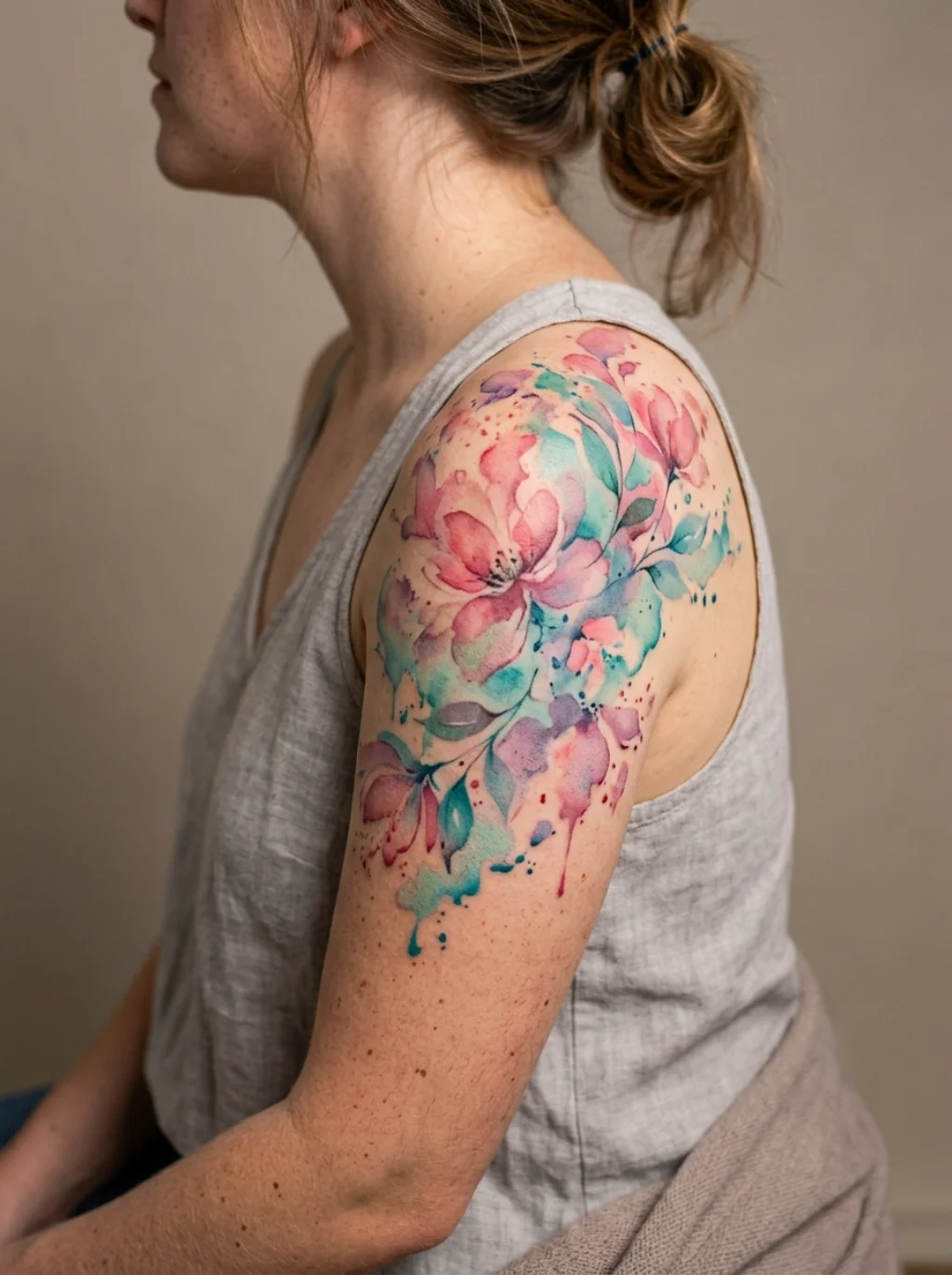 Watercolor Bursts That Look Painted Rather Than Inked