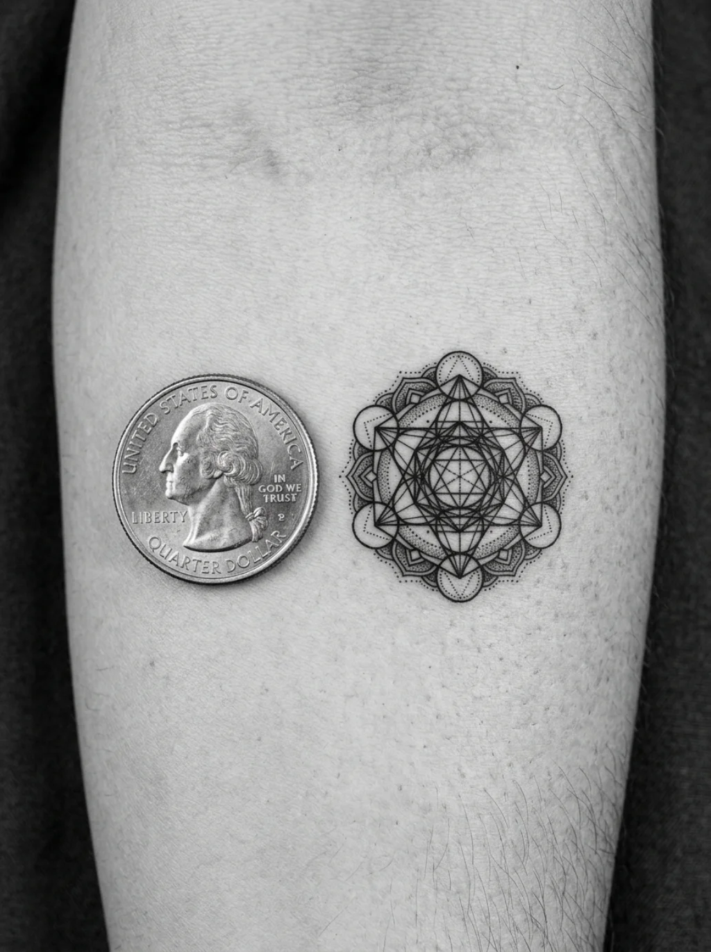Sacred Geometry Squeezed Into the Size of a Coin