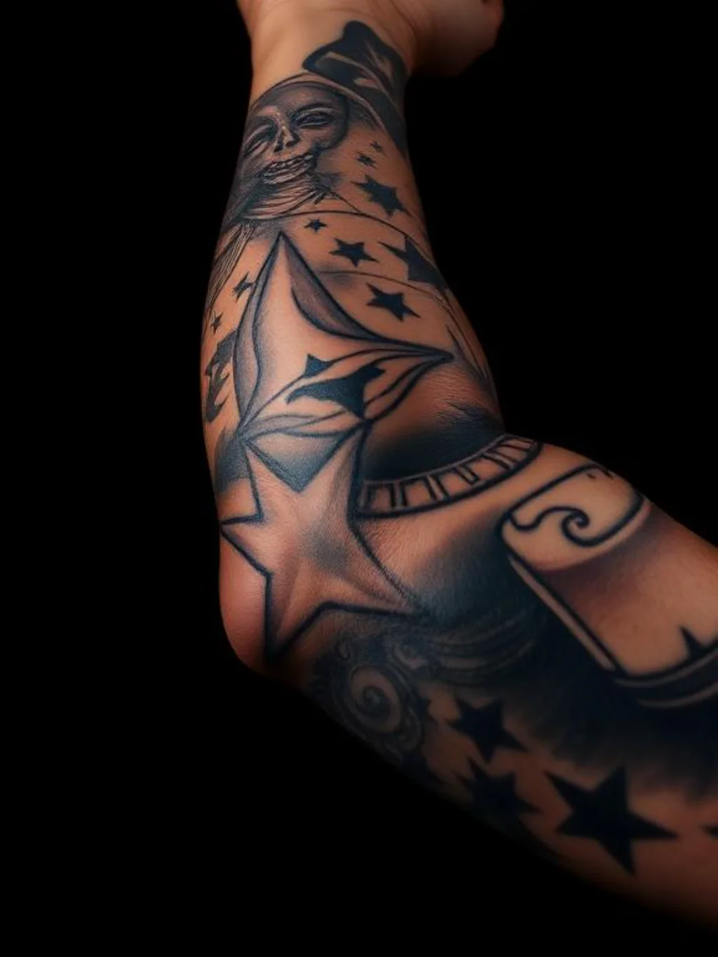 Forearms Turn Into Galleries Where Friendly Phantoms Roam Freely