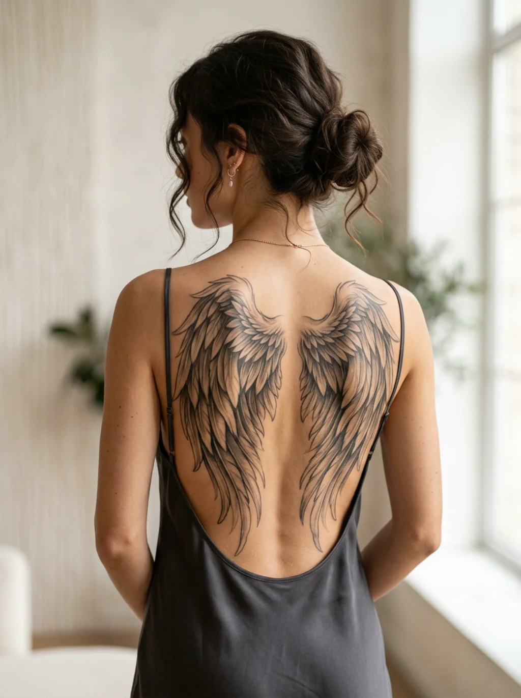 Angel Wings Tattoo Ideas on Back for Women That Celebrate the Divine Feminine