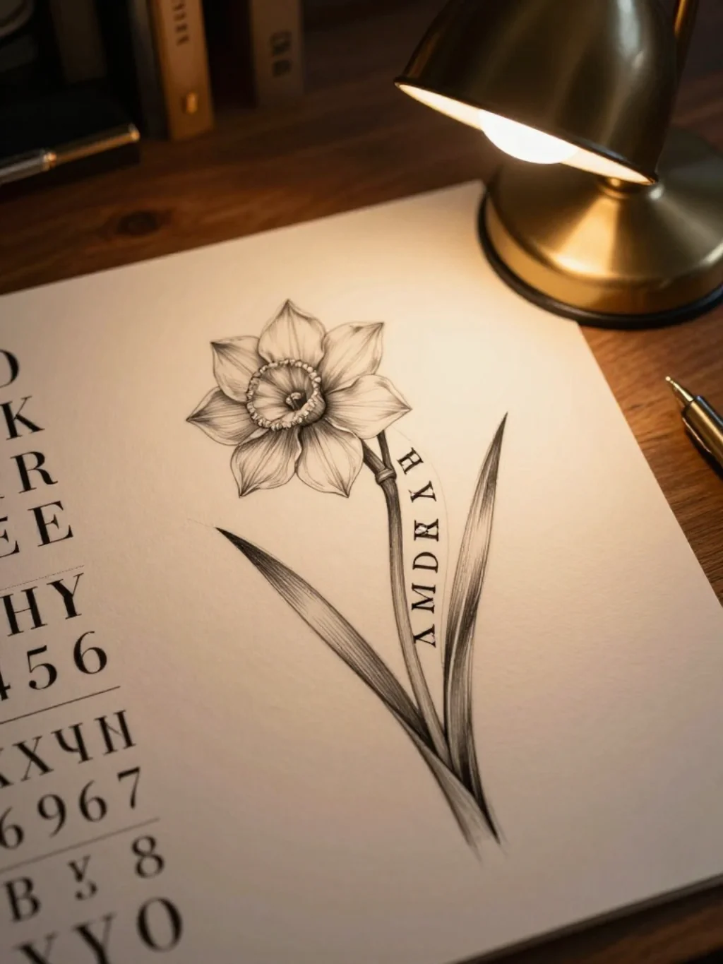 Adding Birth Year Script to Your December Flower Tattoo the Right Way