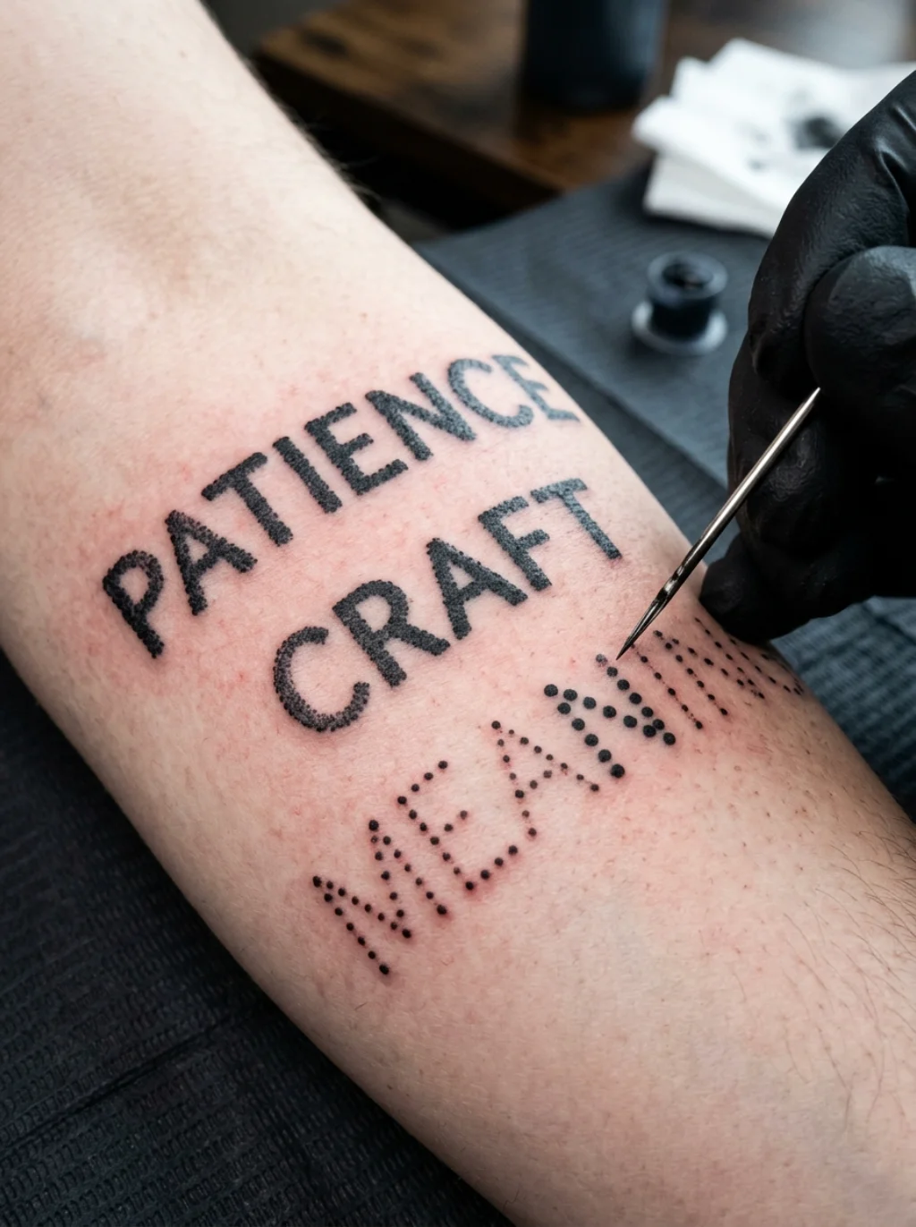 Stick and Poke Tattoo Lettering: The Craft That Requires Real Patience