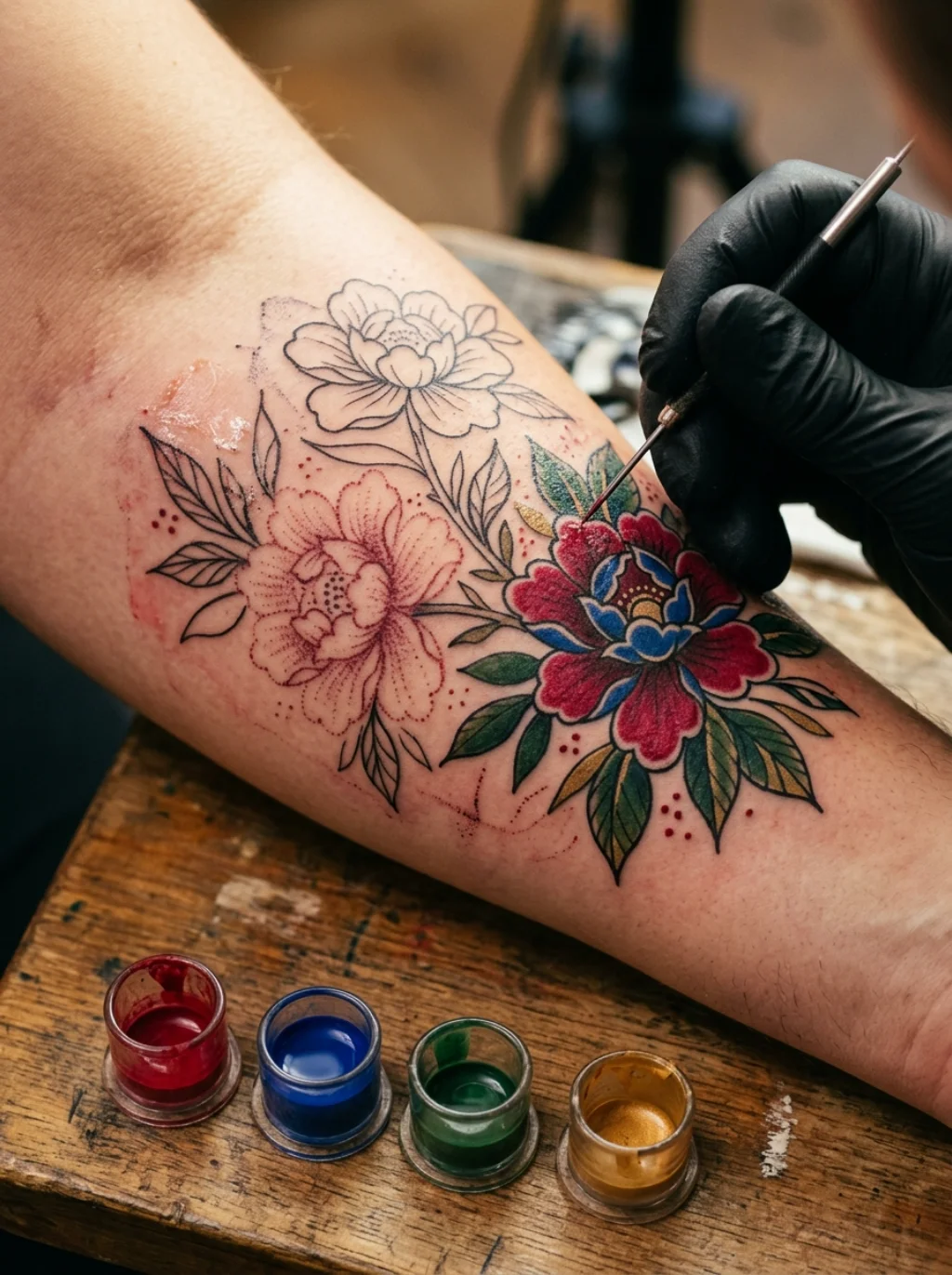 Color Ink in Hand Poke Work: The Saturation Challenge Nobody Warns You About