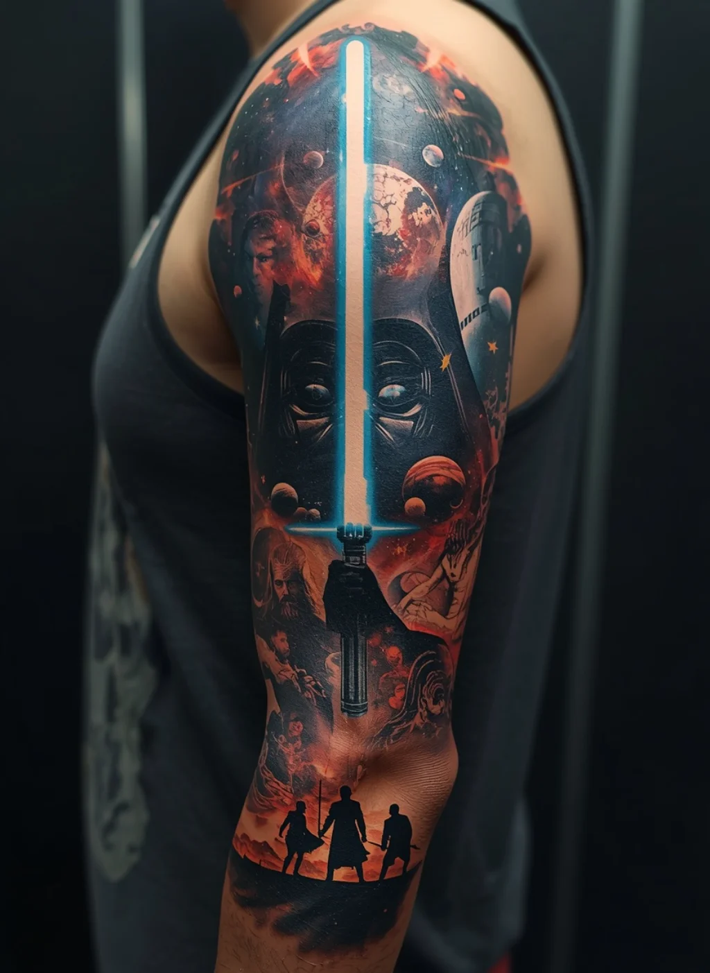 Sleeve Concepts Built Around a Lightsaber as the Anchor of a Galaxy Narrative