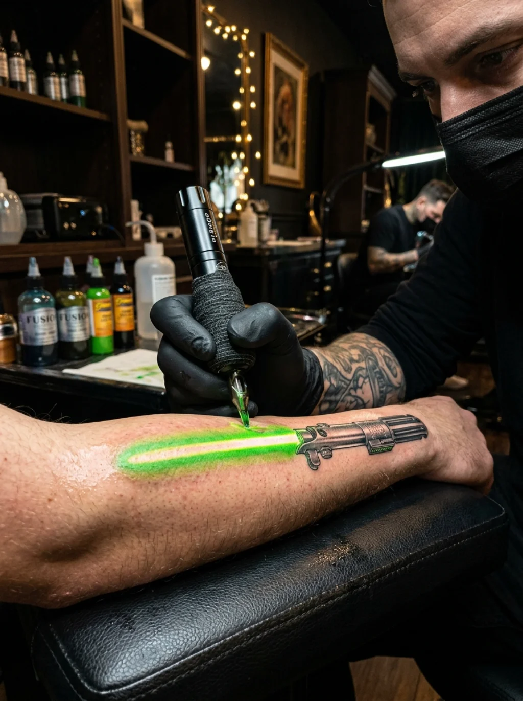 Choosing the Artist Whose Skill Can Render Light Itself on Human Skin