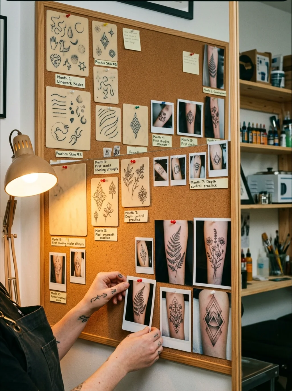 Building a Stick and Poke Portfolio: The Path From Practice to Professional