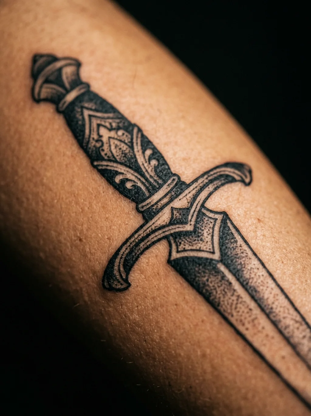 A Dagger Motif That Says More Than Words Ever Could