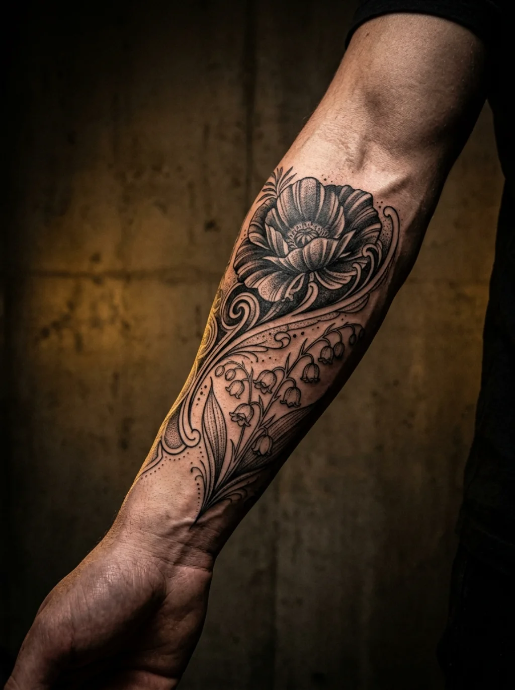 Birth Flower Tattoos That Celebrate Two Different Personalities