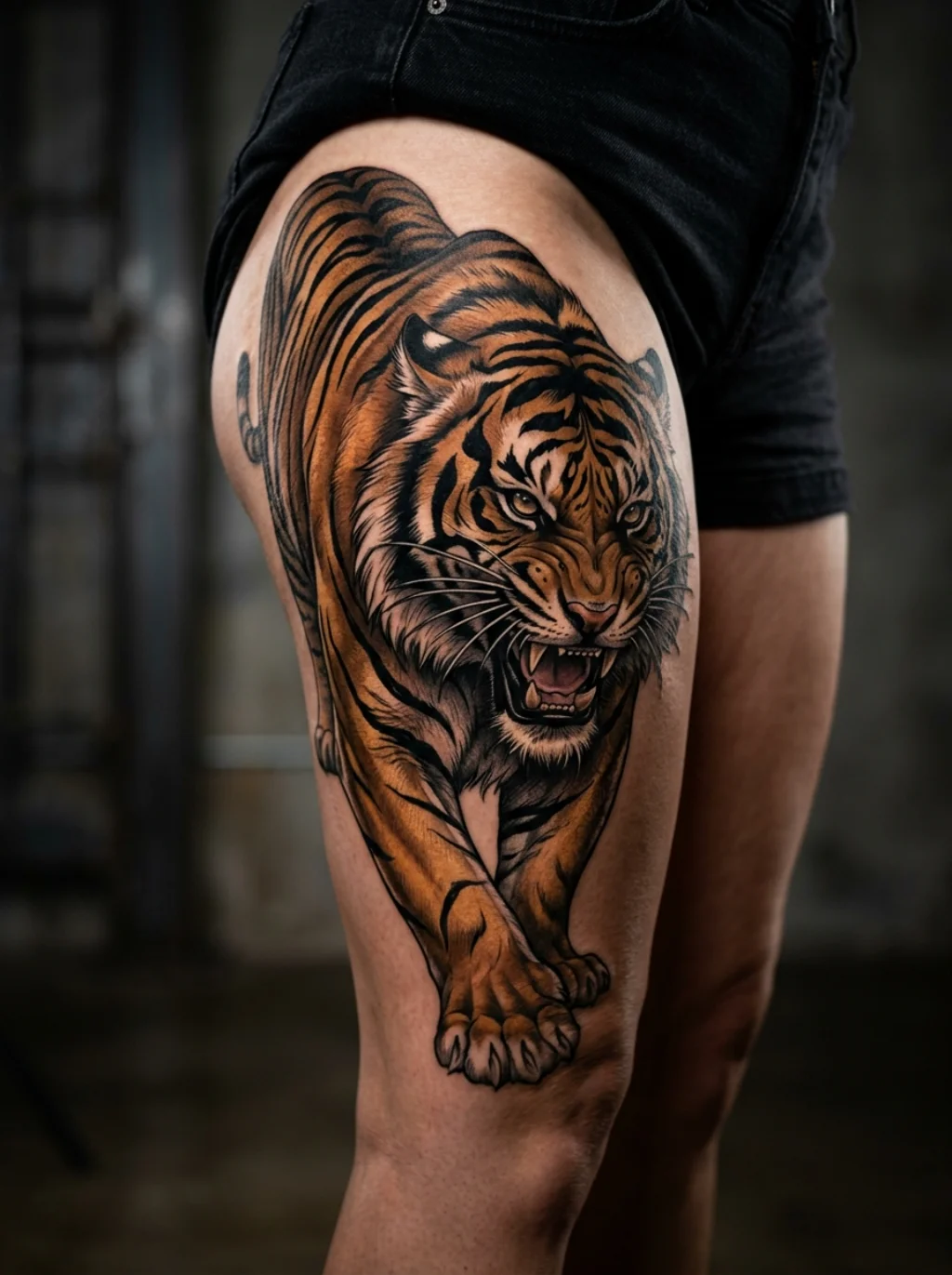 Why Tiger Imagery Keeps Roaring Back Into Female Tattoo Trends