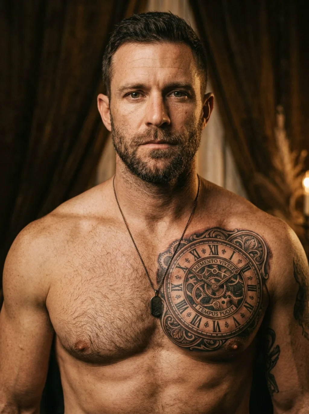 Chest Pieces That Turn A Heartbeat Into A Ticking Symbol