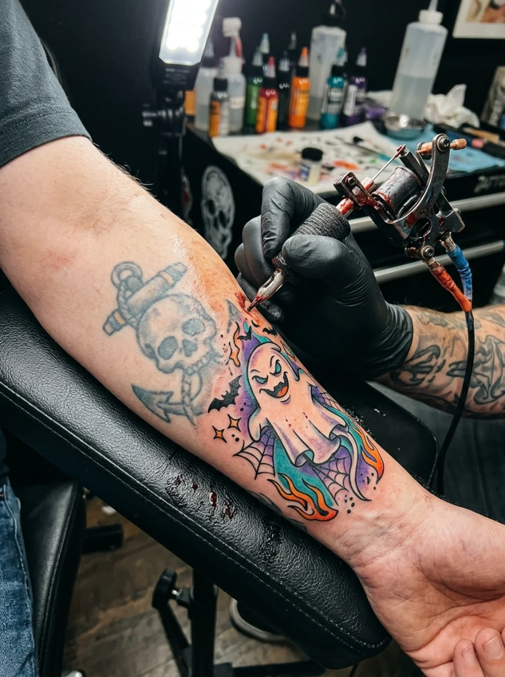 Cover Up Magic: Turning Old Ink Into New Spooky Fun