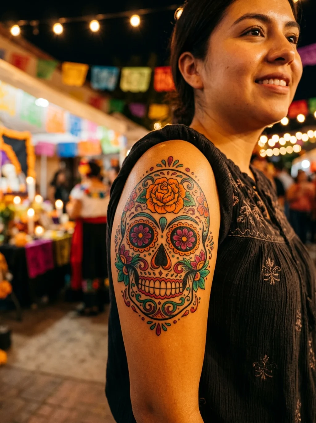 The Sugar Skull Influence Quietly Reshaping Modern Tattoo Trends