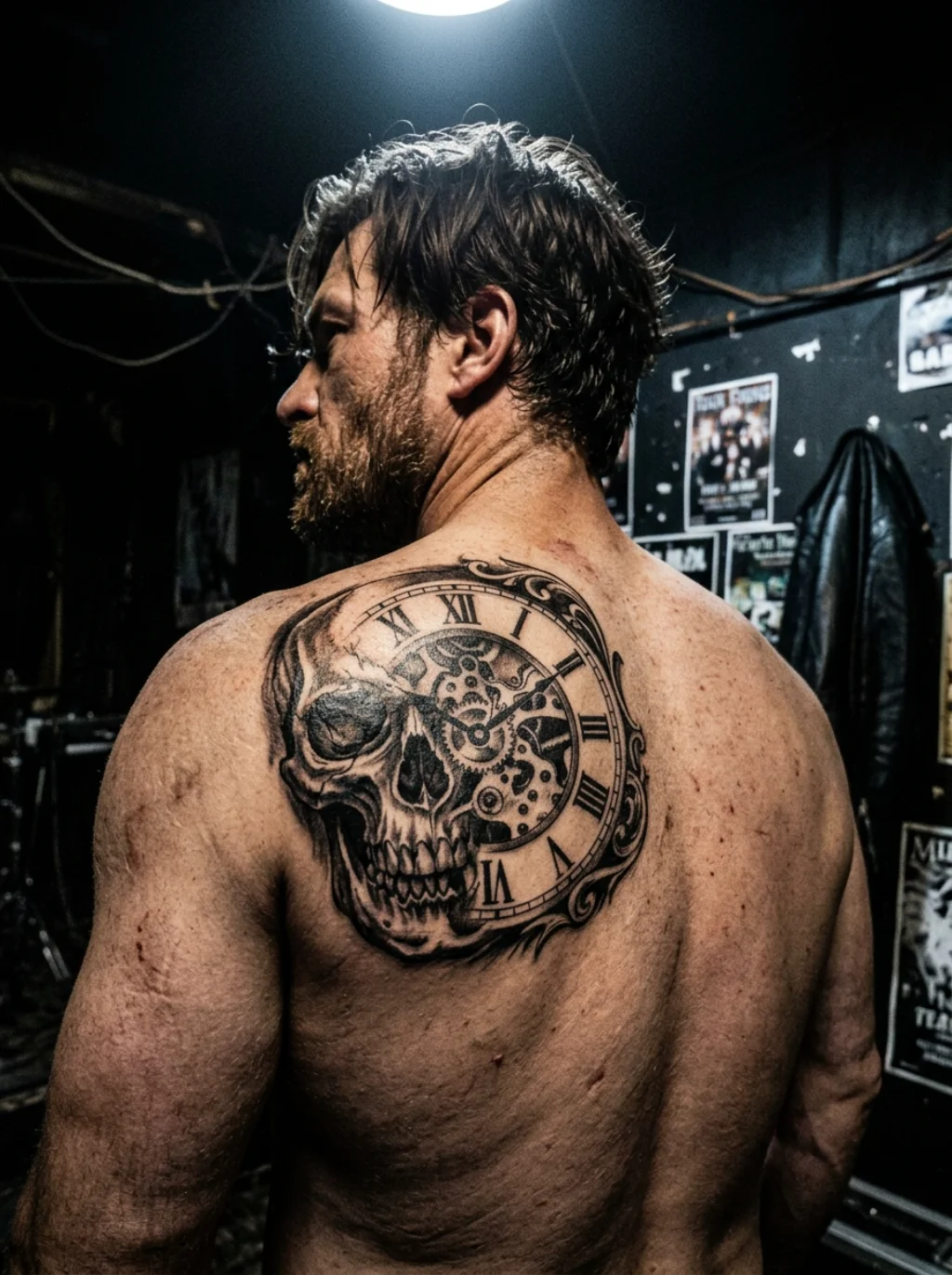 A Skull Beside The Hands That Never Stop Moving Forward