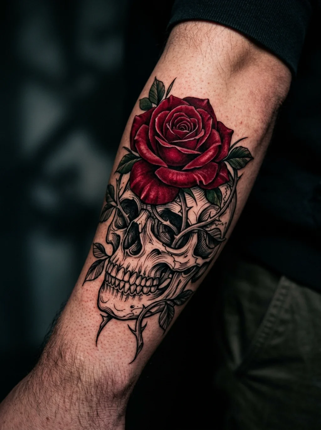 Why Roses and Skulls Keep Appearing Together Across Skin