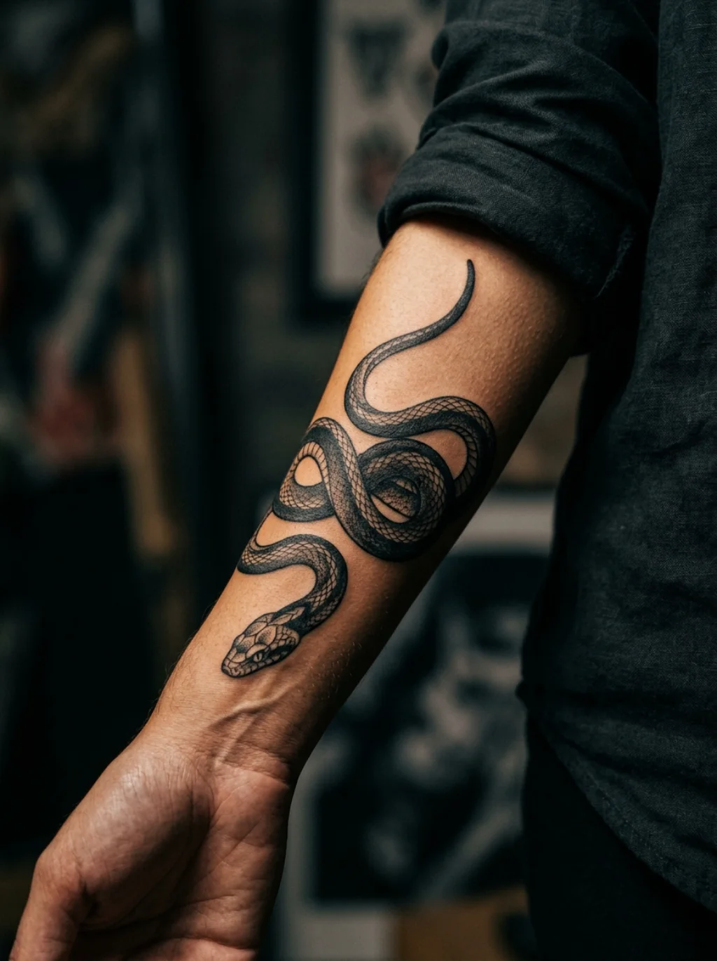 Why Snake Symbolism Keeps Slithering Into Feminine Tattoo Trends