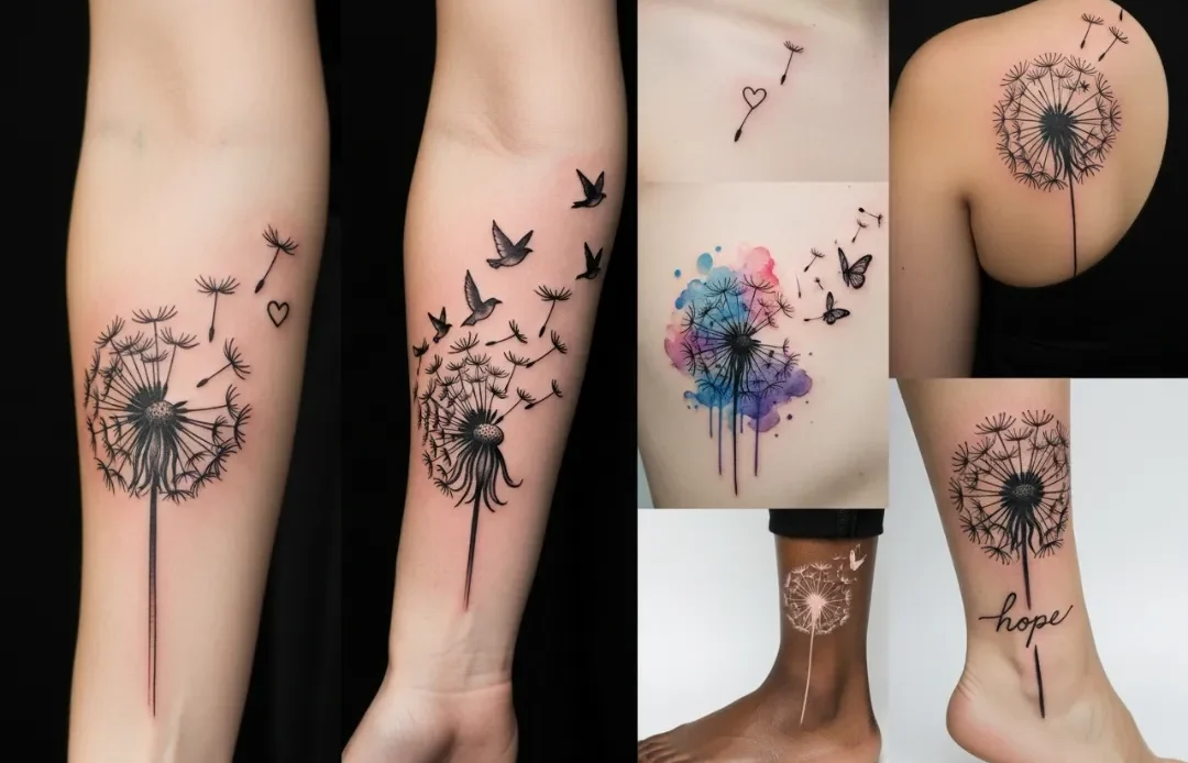 Dandelion-Tattoo-Designs