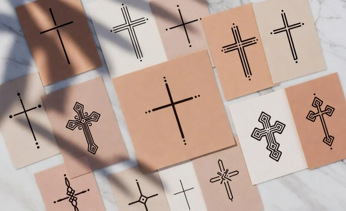 16 Stunning Cross Tattoos Design Ideas for Women You'll Love