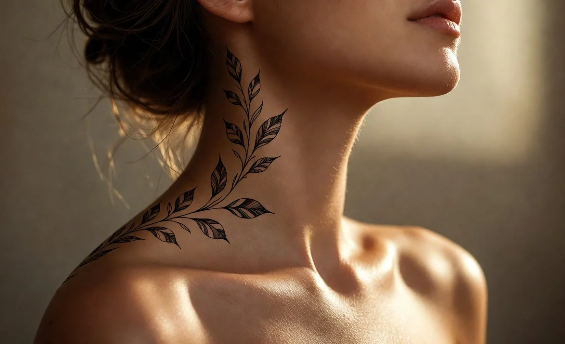 17 Stunning Neck Tattoos for Women That Define Confidence and Beauty