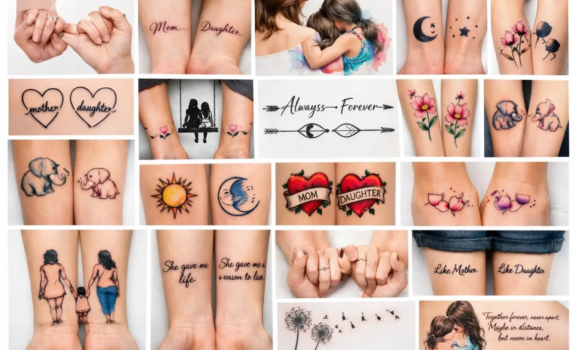 mom and daughter tattoos