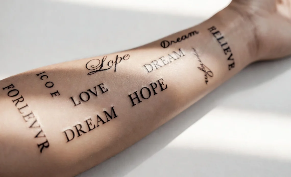 The Ultimate Guide to 15 Meaningful Word Tattoos with Beautiful Ideas