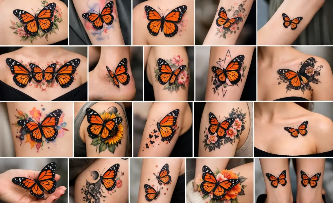 monarch butterfly tattoos