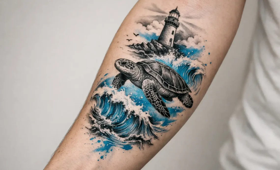 ocean theme tattoos