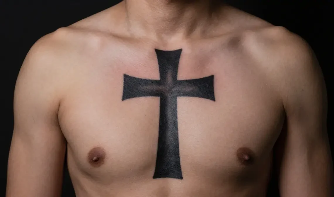 cross tattoos for men