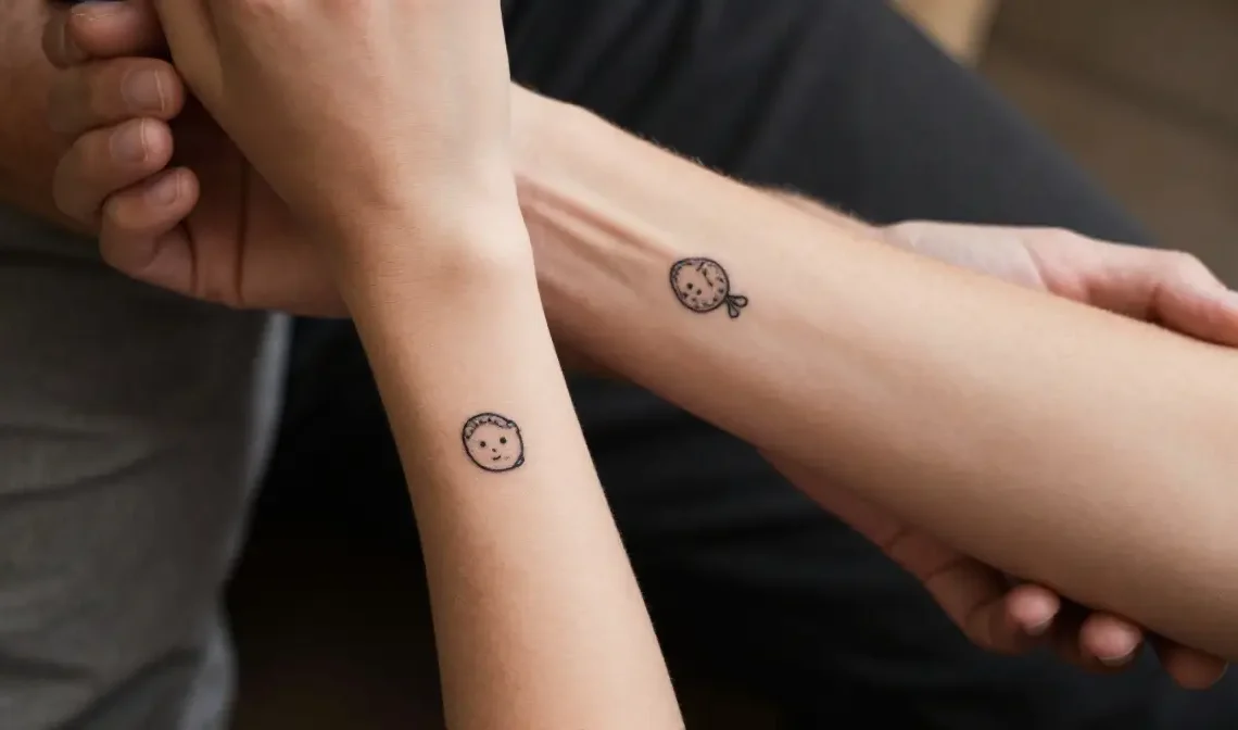 father daughter tattoos