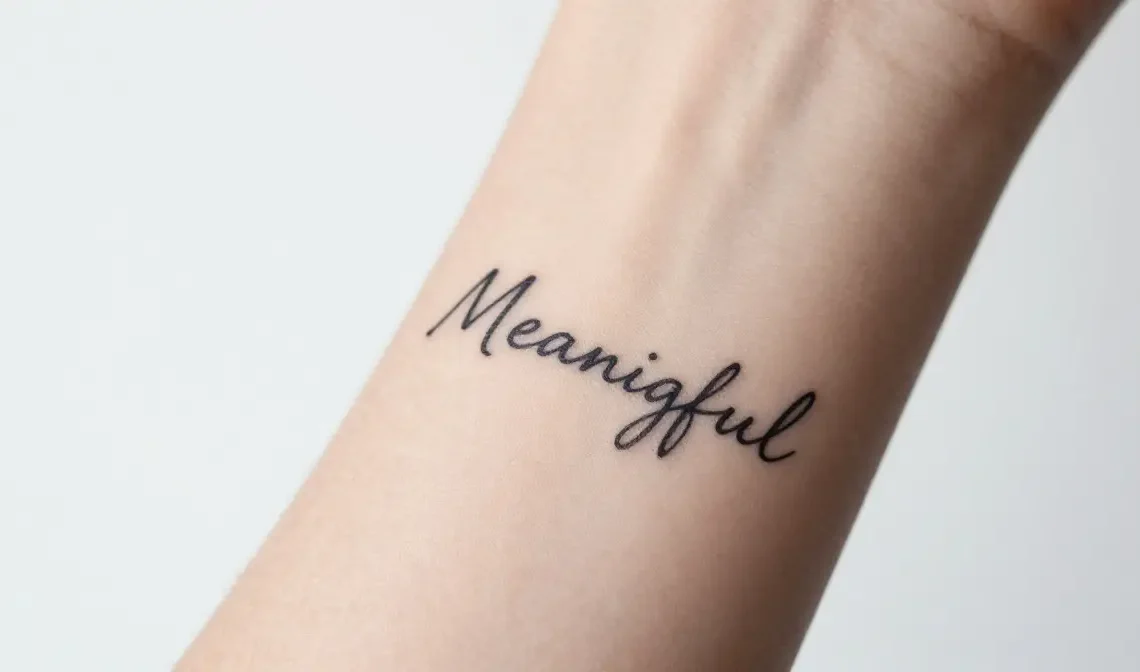 meaningful quote tattoos for women