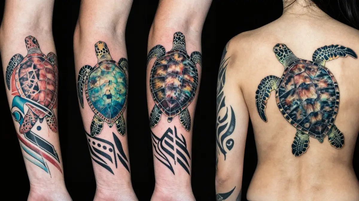 22 Sea Turtle Tattoo Designs Ideas You'll Love.