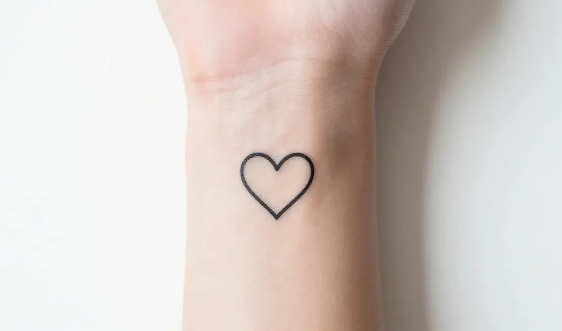 small heart tattoo ideas