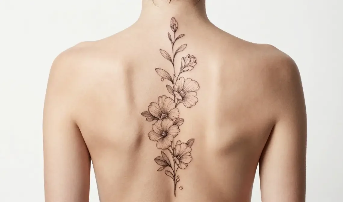 spine tattoos for women