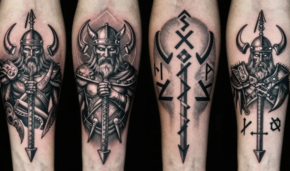 viking warrior tattoos