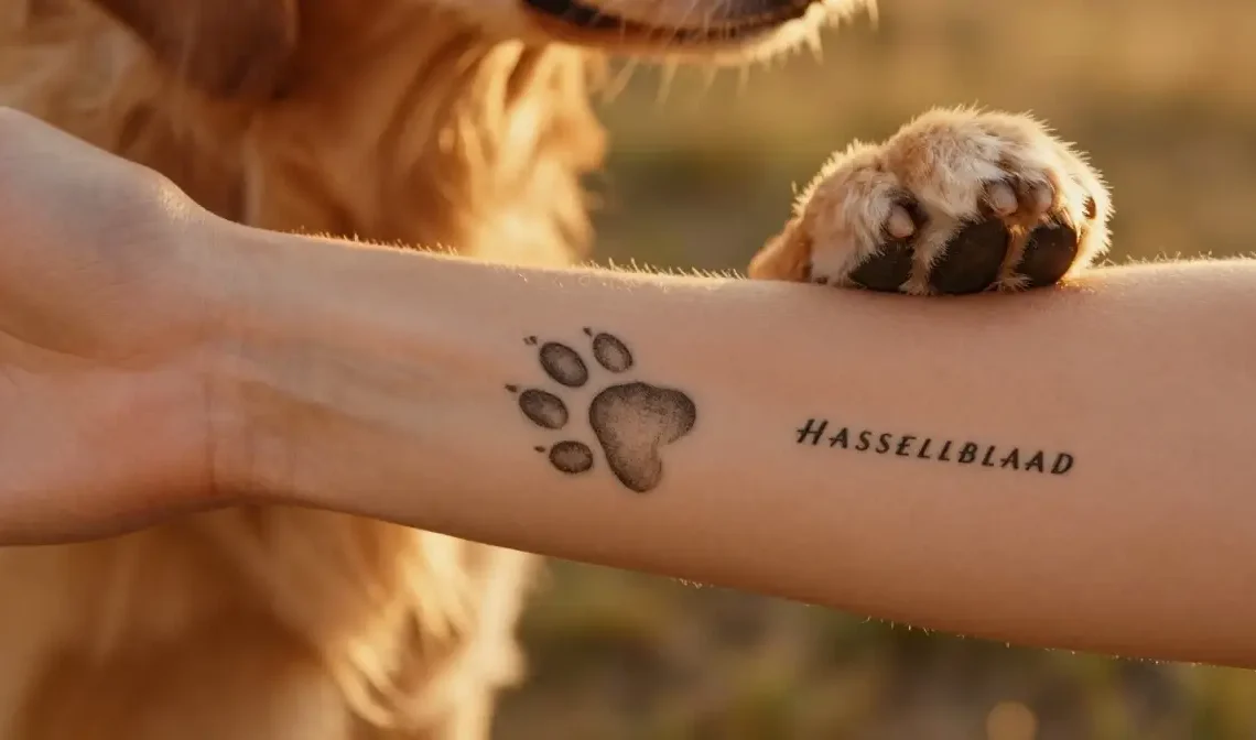 paw print tattoo ideas pet lovers