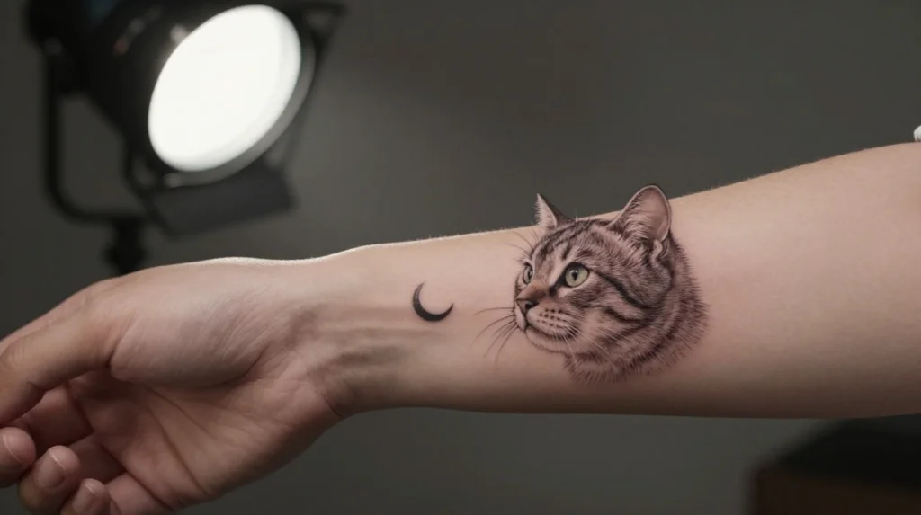 small cat tattoos