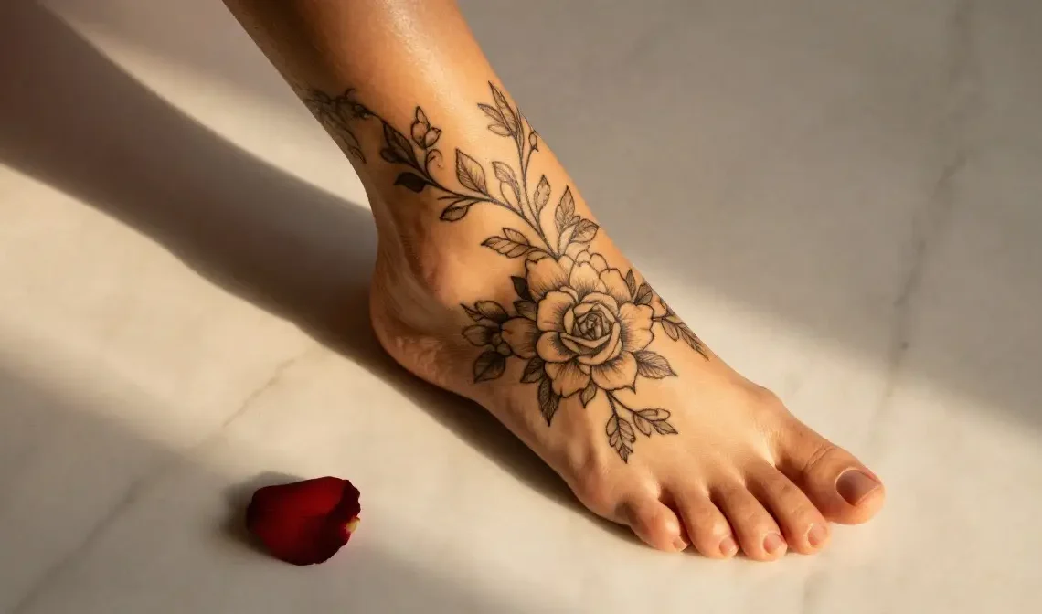 foot tattoo ideas for women