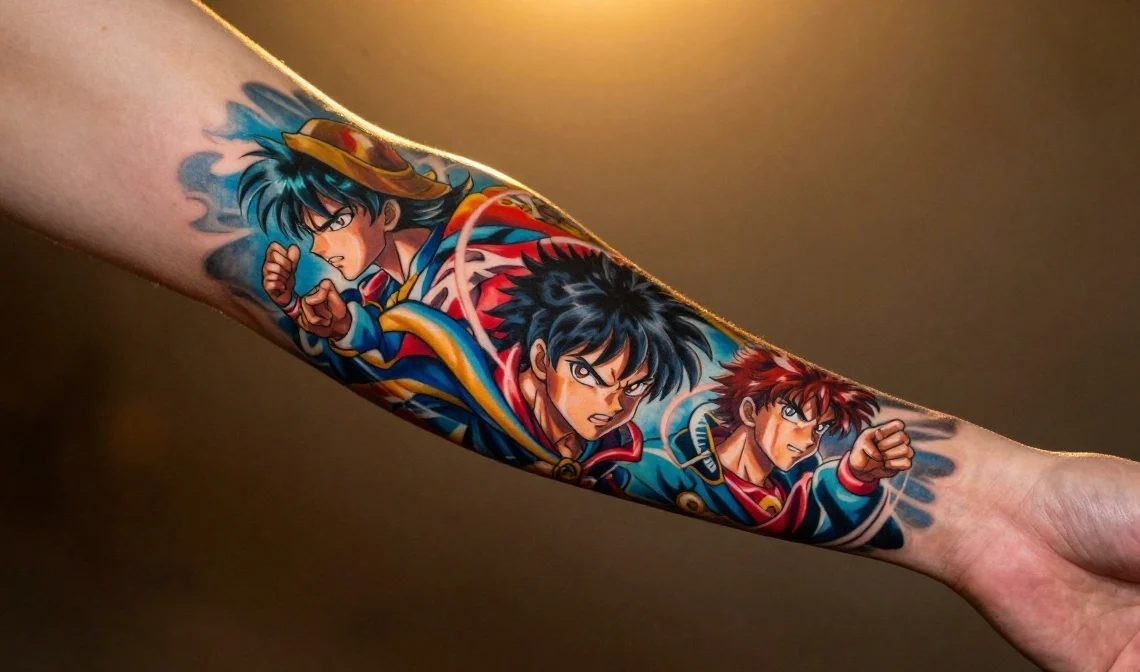 anime tattoos