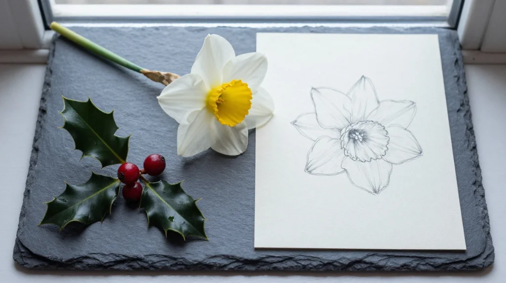december birth flower tattoo ideas