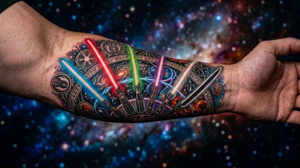 lightsaber tattoos