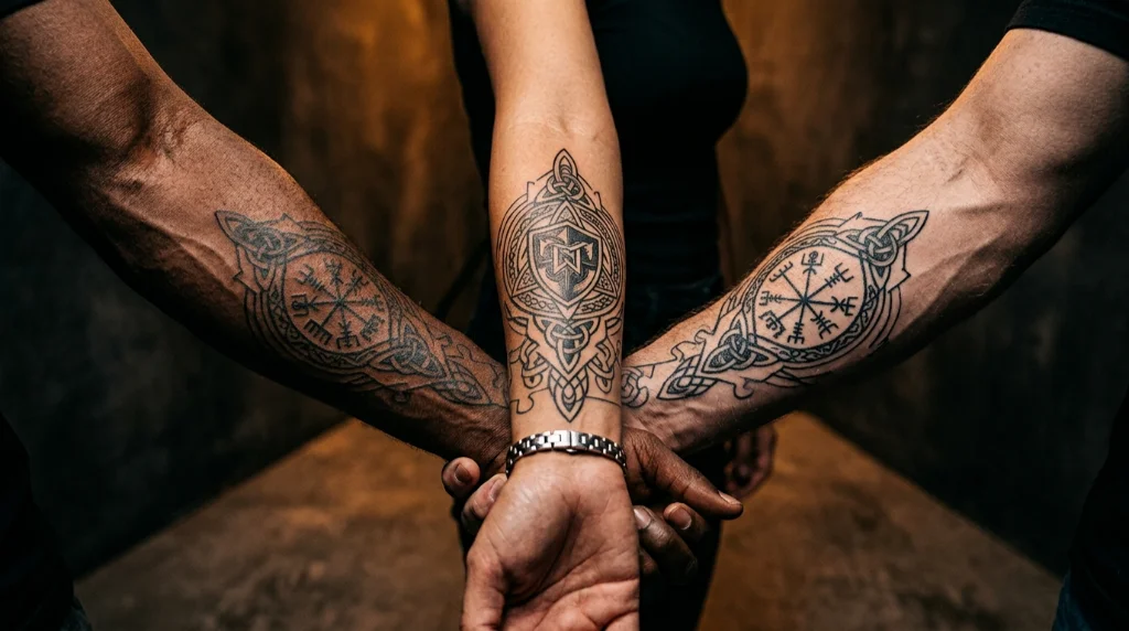 trio tattoos