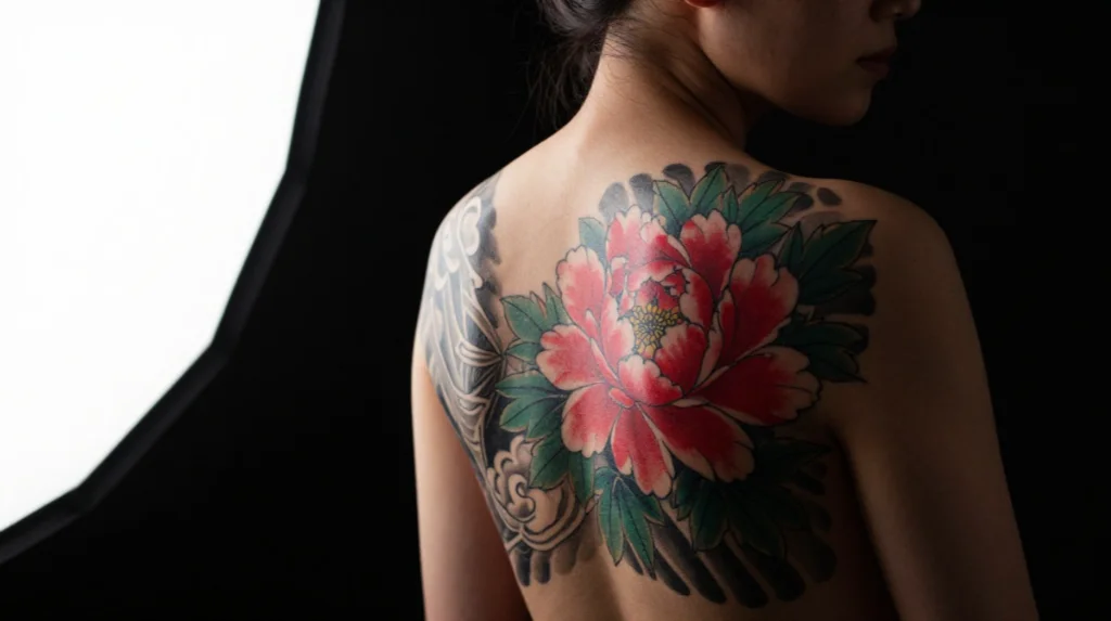 japanese peony tattoos